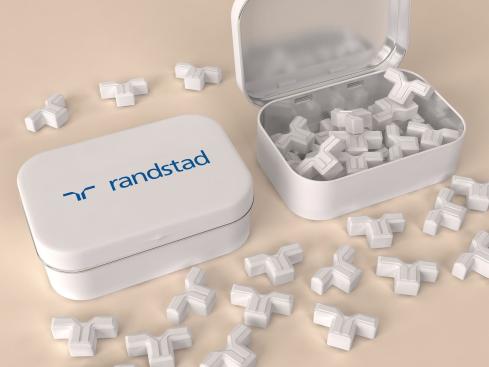 personalised logo moulded peppermints