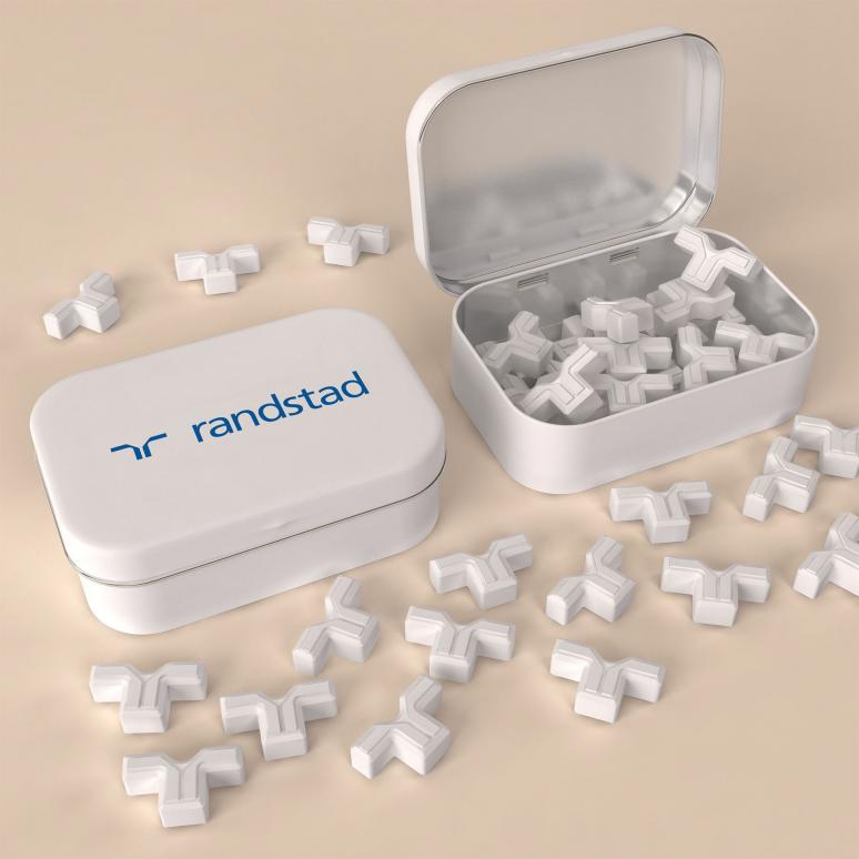 personalised logo moulded peppermints