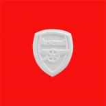 Arsenal shield shaped peppermints