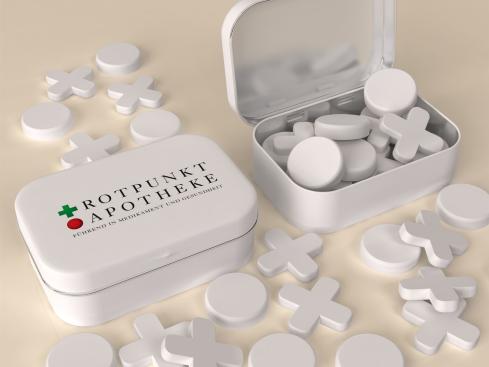 Cross shaped mints