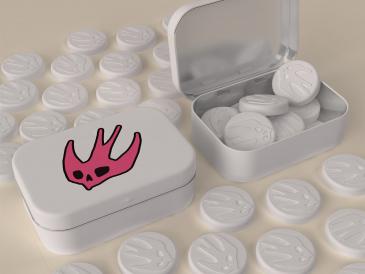 promotional logo mints personalised for womens fashion brand