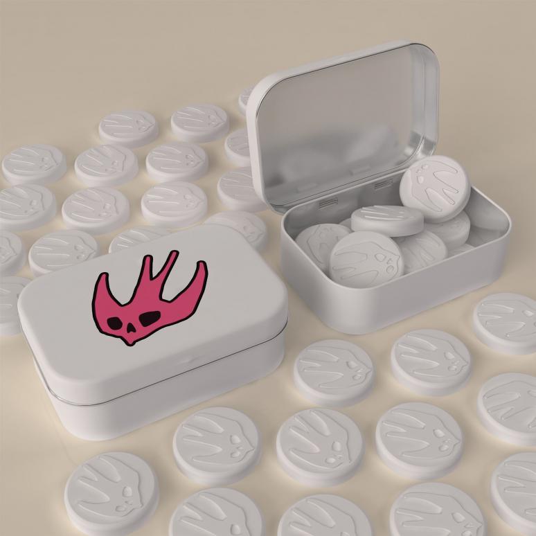 promotional logo mints personalised for womens fashion brand
